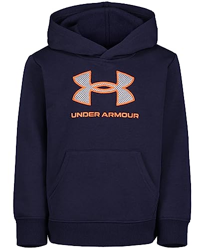 Image of Under Armour Boys' Fleece Pullover Hoodie Sweatshirt, Soft & Comfortable, Relaxed Fit