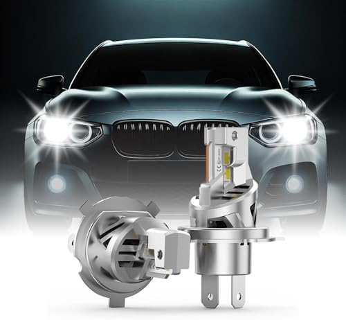 MOTORHOOK Faros halógenos H4 5500 K | 12 V 60/55 W | IP67 resistente al agua | luz de cruce | paquete de 2 unidades de 6000 K