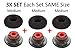 3X Ultra Comfort Eartips Ear Buds Replacement Earphone Ear Tips Kits Earpads Foam Set Cushion for Plantronics Voyager 5200 5220 5210 Series Bluetooth Headset Headphone (Medium M)