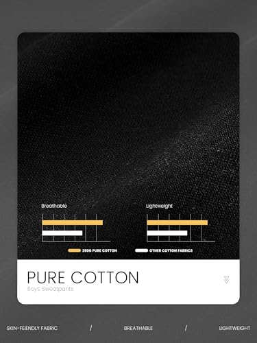 HXP 4 Pack Boys Sweatpants Boys Joggers Cotton Youth Active Soft Sweatpants Kids Pocket Drawstring Joggers Pants3