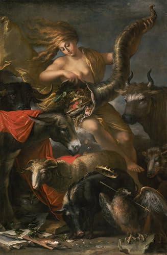 Allégorie de la Fortune Salvator Rosa toile moderne déco murale 60x90