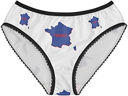 SpreadPassion France Travel Panties, France Travel Underwear, Briefs, Cotton Briefs, Funny Underwear, Panties For Women