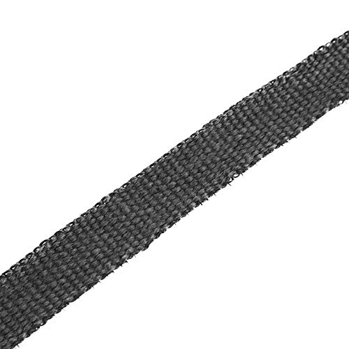 Fita isolante de carro de 5 m envoltório térmico com 4 abraçadeiras de aço inoxidável para tubo de e