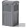 Patiowell 36 Gallon Outdoor Trash Can, Resin Outdoor Garbage Can with Lid for Patio, Backyard, Deck, Black
