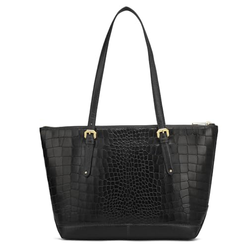 Da Milano black leather tote bag – image 4