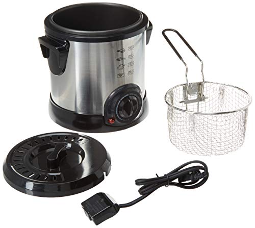 Brentwood Df-701 Electric Deep Fryer, 1-Liter, Stainless Steel #TOP1