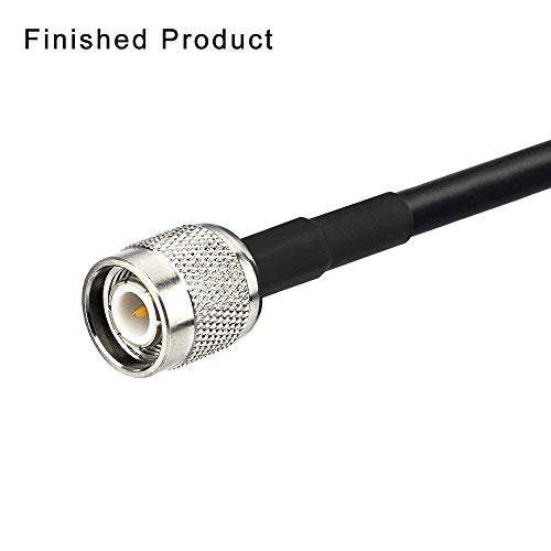 Kit connecteur TNC a sertir faible perte compatible cable coaxial RG400