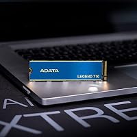 ADATA SSD Legend 710 M.2 1TB PCIe Gen3x4 2280 (2.400/1.800MB), Unterstützt NVMe 1.4, LDPC- und AES-256-Bit-Verschlüsselung, Schwarz – Ansicht 6