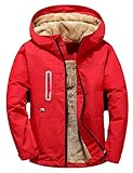 Veste pour enfant pour les jours venteux et froids - Idéale pour l'automne et la mi-saison : coupe-vent, imperméable, chaude, sèche rapidement et respirante