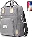 YAMTION Rucksack Laptop Damen 17 Zoll Rucksack Frauen,Schulrucksack Mädchen Teenager Rucksack Schule Schulranzen Schultasche für Uni Studium Lehrer,Rucksack Alltag Tagesrucksack für Arbeit Büro