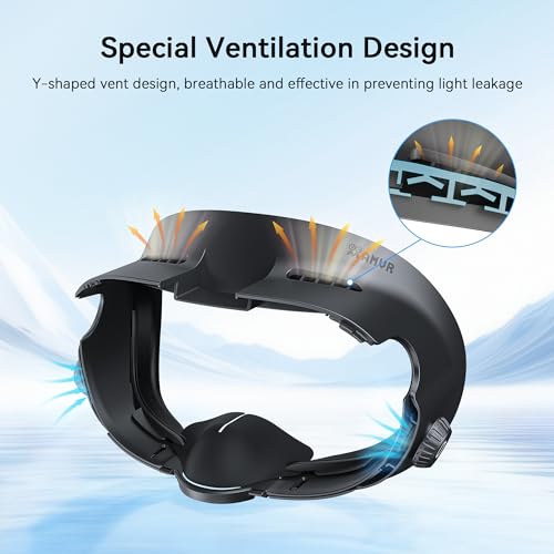 AMVR FC3 Facial Interface Face Pad Compatible with Meta/Oculus Quest 3 Accessories, with Knob Adjustable, NOT Compatible with Meta Quest 3S by AMVR - Image 5