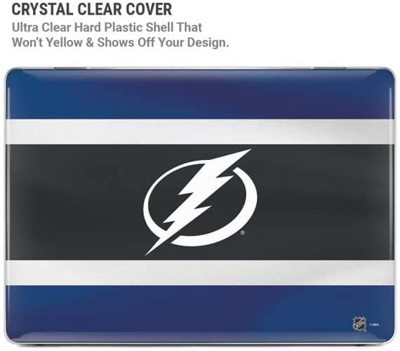 Skinit Case + Skin Compatible with MacBook Pro 14in (2021) - Officially Licensed NHL Tampa Bay Lightning Alternate Jersey Design
