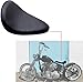 INNOGLOW Motorcycle Modify Black SOLO Seat Saddle For Harley Honda Yamaha Kawasaki Suzuki Sportster Chopper Bobber Custom