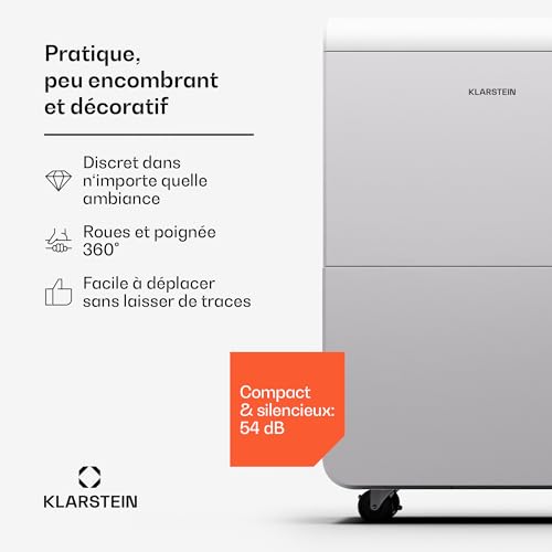 Dryfy Grand Smart 70 Déshumidificateur Wifi Compression 70 /j 90 140 M² - vue 3