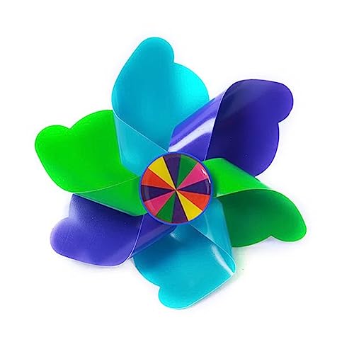 HONMEET 1Set Bike Decoration Accessories Handle Bar Bell Windmill Pinwheel Set Red and Blue for Bicycles and Scooters Durable and Creative Bike Ornaments