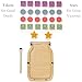 Lambleera Magnetic Reward Jar - Kids Motivational Tool with Star Tokens & Smiley Faces | Positive Reinforcement System for Chores, Potty Training & Classroom | Wooden Decor for Fridge, Wall, and Home