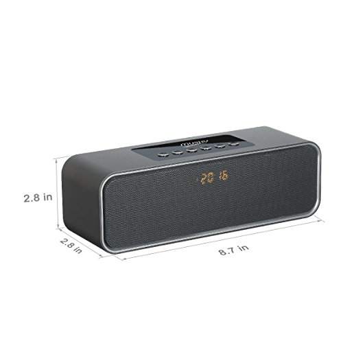 I-Tentek DY22L Portable Bluetooth Speaker, With10W Acoustic Driver, Led Display, Fm Radio, Alarm Clock thumb #3