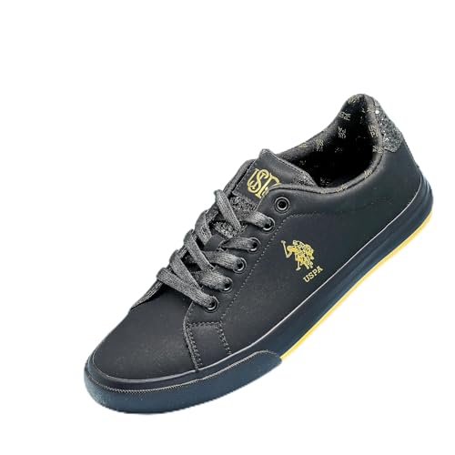 Image of U.S. Polo ASSN. Beverly 3.0 Black Sneakers Shoes with Premium Upper
