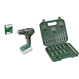 Bosch Akku Schlagbohrschrauber UniversalImpact 18V-60 (ohne Akku, 18 Volt System, im Karton) + Bosch Starter-Set, 136-tlg. (309 x 291 mm, Zubehör Schraubendreher, Bohrschrauber) - Amazon Edition