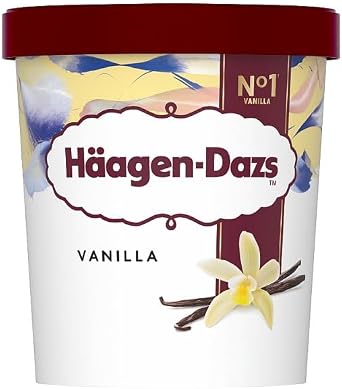 H agen-Dazs Vanilla Ice Cream 460 ml | Case of 8