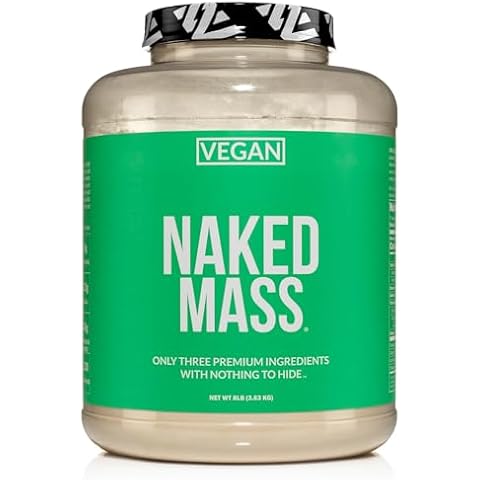 Naked Vegan Mass - Natural Weight Gainer Protein Powder Cover