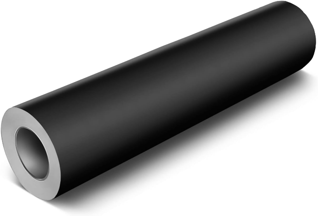 VViViD Black Matte DECO65 Permanent Adhesive Craft Vinyl for Cricut