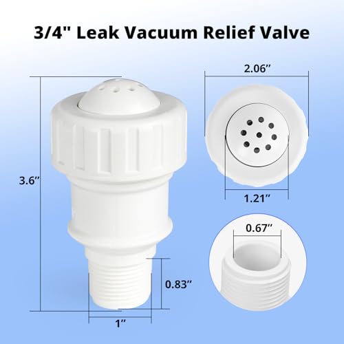 Image of 3 /4 inch Vacuum Relief Valve Pool Solar Panels Fit for Heliocol and Sunstar