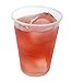 TashiBox 9 oz clear plastic cups - Disposable cold drink party cups (200)