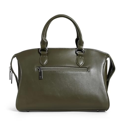 Image of EXOTIC Premium Celeste Tubular Handle Satchel Handbag for Women with Detachable & Adjustable Sling Strap | Spacious Structured Shoulder Bag | Spacious Structured
