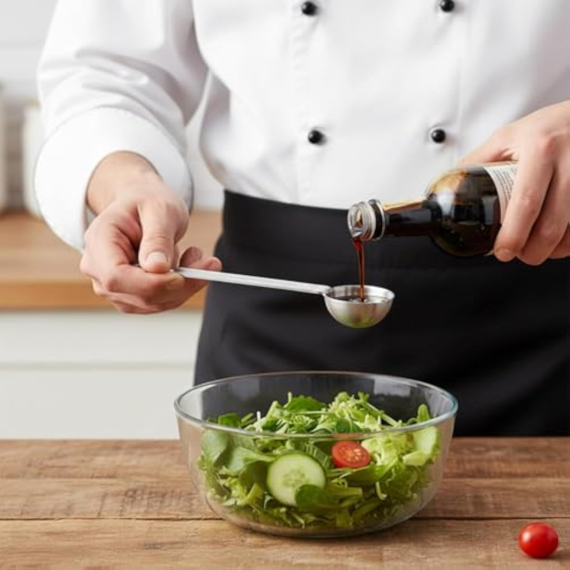 Stainless Steel Coffee Measuring Spoon, 1 TSP & 1 Tbsp