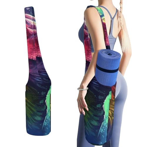 Sac de tapis de yoga en toile à sangle pour transporter tout votre matériel