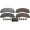 PowerStop Front Brake Pads For Ford Expedition 2010-21 |F-150 2010-20 |Lincoln Navigator 2010-22 - Z36 Truck & Tow Carbon-Fiber Ceramic Brake Pads With Installation Hardware, Z36-2087
