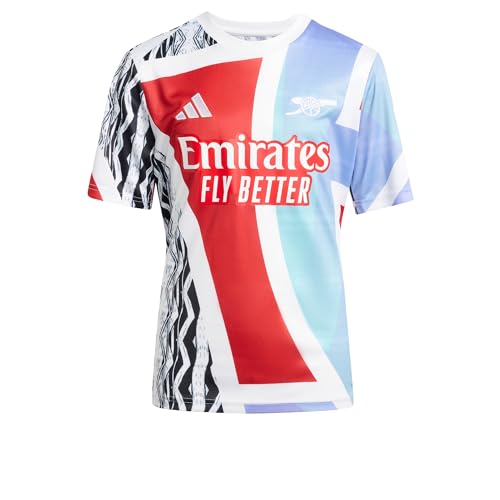 adidas Performance FC Arsenal London Prematch Shirt 2024/2025 Kids Red White 176