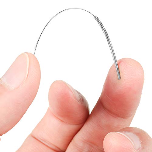40 Pieces 3D Printer Nozzle Cleaning Kit, 28 Pieces 0.15 Mm, 0.25 Mm, 0.35 Mm, 0.4 Mm, 0.5 Mm Nozzle Cleaner With Storage Box, 8 Pieces Cleaning Copper Wire Toothbrushes, 2 Pieces Tweezers #TOP4