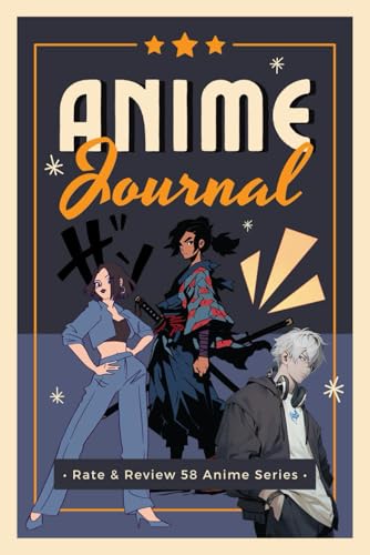 Anime Journal: Anime Series Review Logbook to Write in Summaries, Thoughts & Ratings | Watching Tracker Notebook for Japanese Animation Enthusiasts, Fans & Avid Viewers