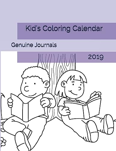 Kid's Coloring Calendar