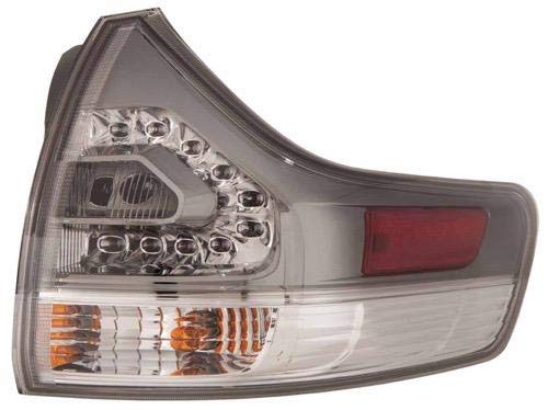 Go-Parts - for 2011 - 2018 Toyota Sienna Tail Light Rear Lamp Assembly Replacement - Right (Passenger) (CAPA Certified) 81550-08040 TO2805110C Replacement 2012 2013 2014 2015 2016 2017
