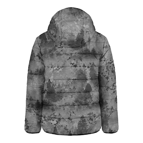 Under Armour Boys Print Jacket, Mid-Weight, Zip Up Closure, Repels Water Reversible Pronto Puffer, Black Forest Print, Medium Us #TOP1