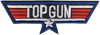 Top Gun Maverick Patch US Military Fighter Weapons Iron On square Badge