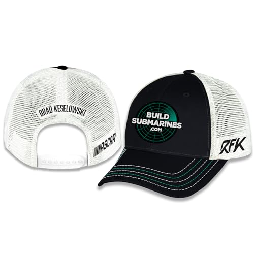 Checkered Flag Sports Brad Keselowski #6 NASCAR 2025 Build Submarines Sponsor Mesh Snapback Black Hat