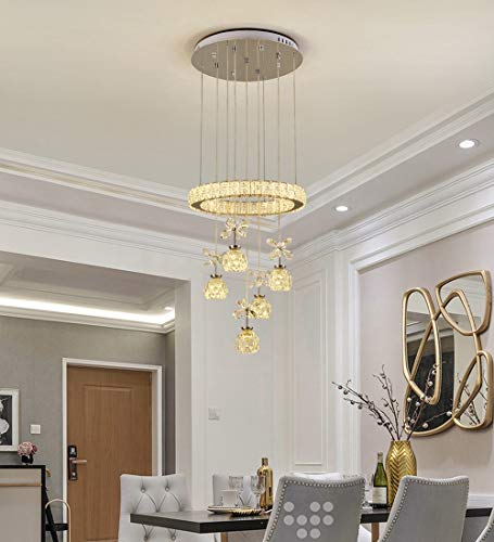 Lampe suspendue en cristal LED MOCHAMIK insufflez de la poésie dans votre chambre