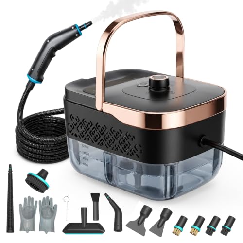 Steam Cleaner, Handheld Steam Cleaner for Home 15s Heat-Up 42.27oz Tank, 3...