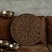 Waterfall Disk 20 inch Meditative Wooden Ocean Drum | Rain Drum for Sound Bath | With Soft Protecting Bag