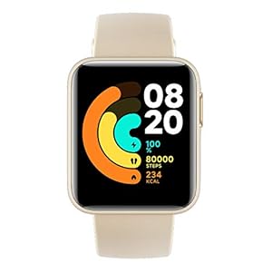 Xiaomi Mi Watch Lite Beige Sport Health Smart Watch, Bluetooth-oproep, GPS, waterdicht, gezondheidstracker…