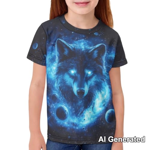 Image of Xhuibop Kids T Shirts for Boys Size 3-16 Girls Short Sleeve Sportswear Active Tops