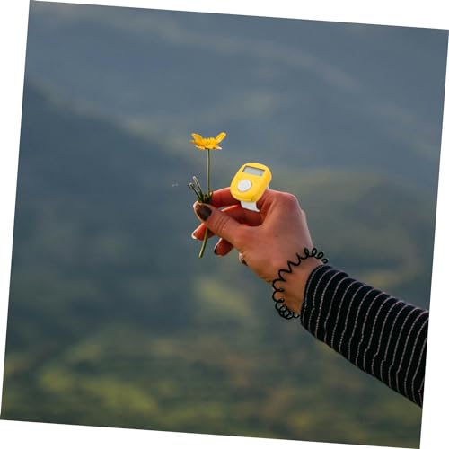 POPETPOP 4 Pcs anel contador balcão portátil contador eletrônico silencioso contador de linhas de tr