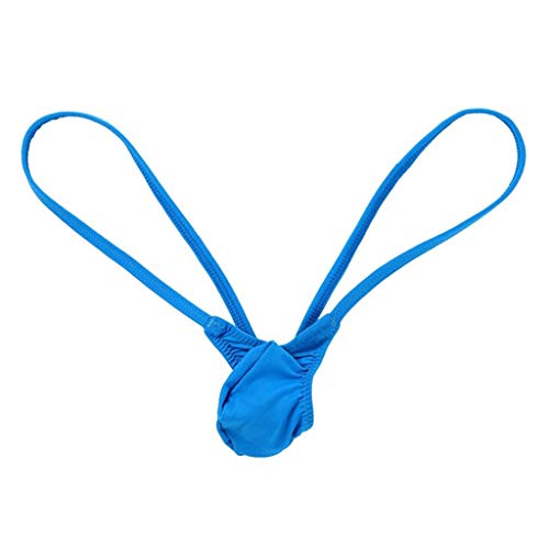 Men's Backless G-string V Back Sissies Tiny Thong Sexy Low Rise Thong 3 Pack4