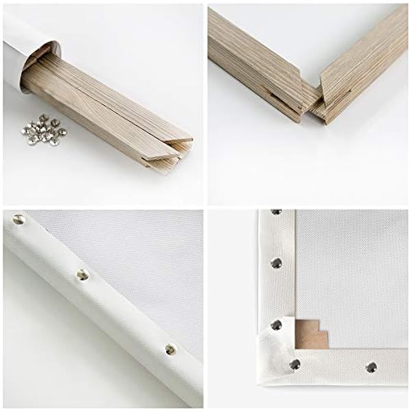 Feeby Canvas Zelfassemblage 100x140 cm Landschap Avond Droge takken Lucht Muurschildering Kunst Afdruk Deco Woonkamer Home Decoratie Planten Natuur Bomen Groen