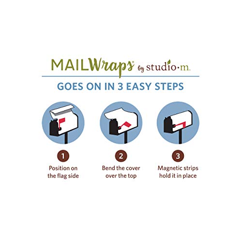 Image of Studio M Cardinal Song Decorative MailWrap, The Original Magnetic Mailbox Cover, Made in USA, Superior Weather Durability, Standard Size fits 6.5W x 19L Inch Mailbox