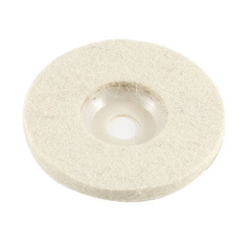 Aexit Abrasive Wheels & Discs Wool Felt Polishing Disc Wheel Flap Wheels Pad 100mmx9mmx16mm